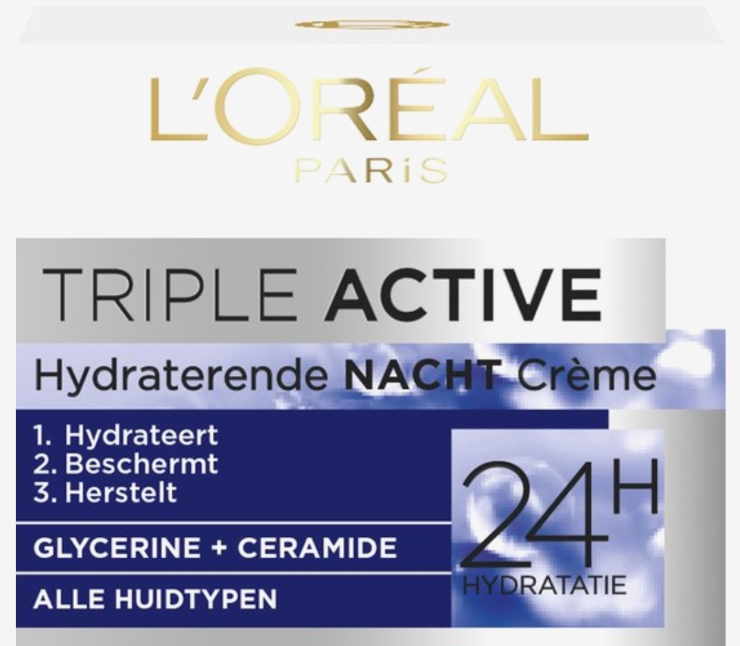 L'Oreal Paris Triple Active Fresh Nachtcrème
