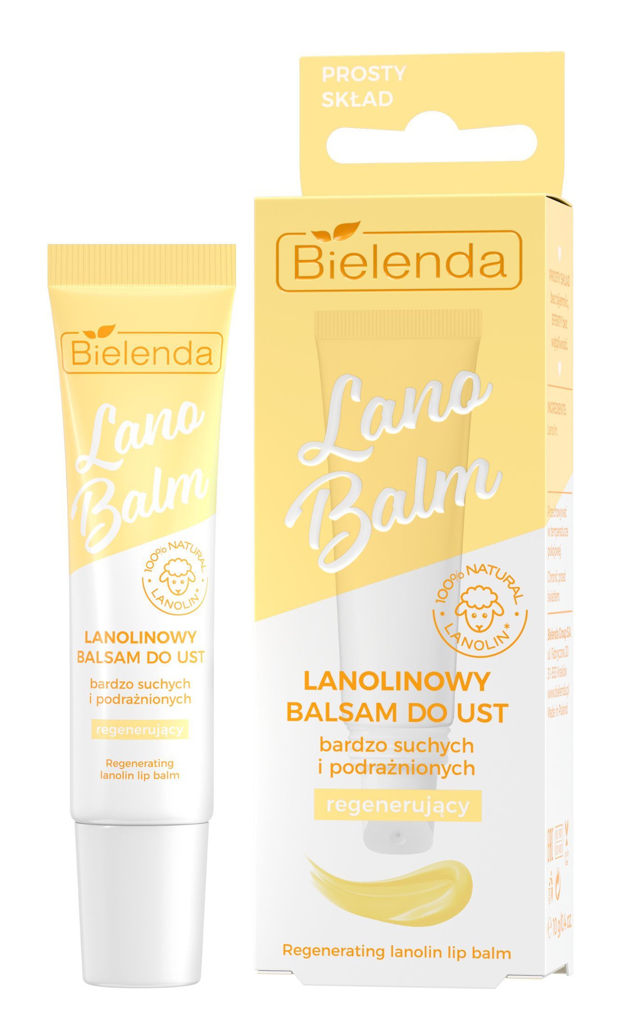 Bielenda Lano Balm Regenerating Lanolin Lip Balm