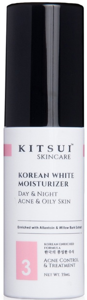 Kitsui Korean White Moisturizer Pink – Acne & Oily Skin