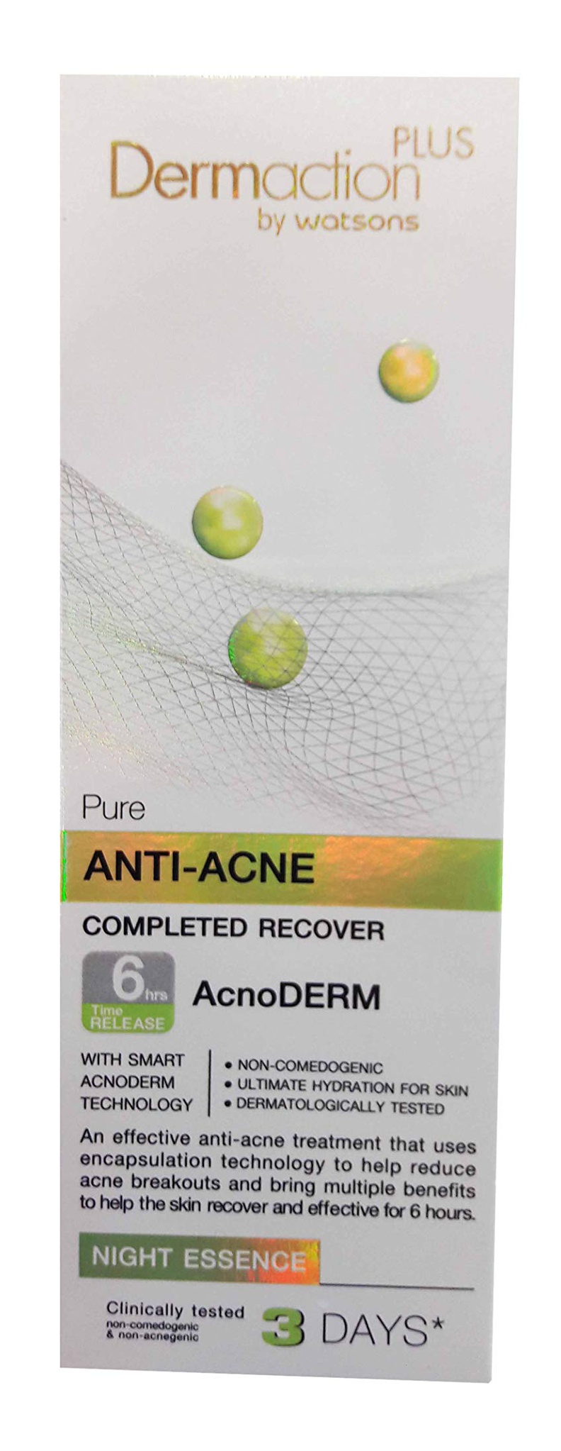 Dermaction Plus by Watsons Pure Anti-Acne Completed Recover Night Essence