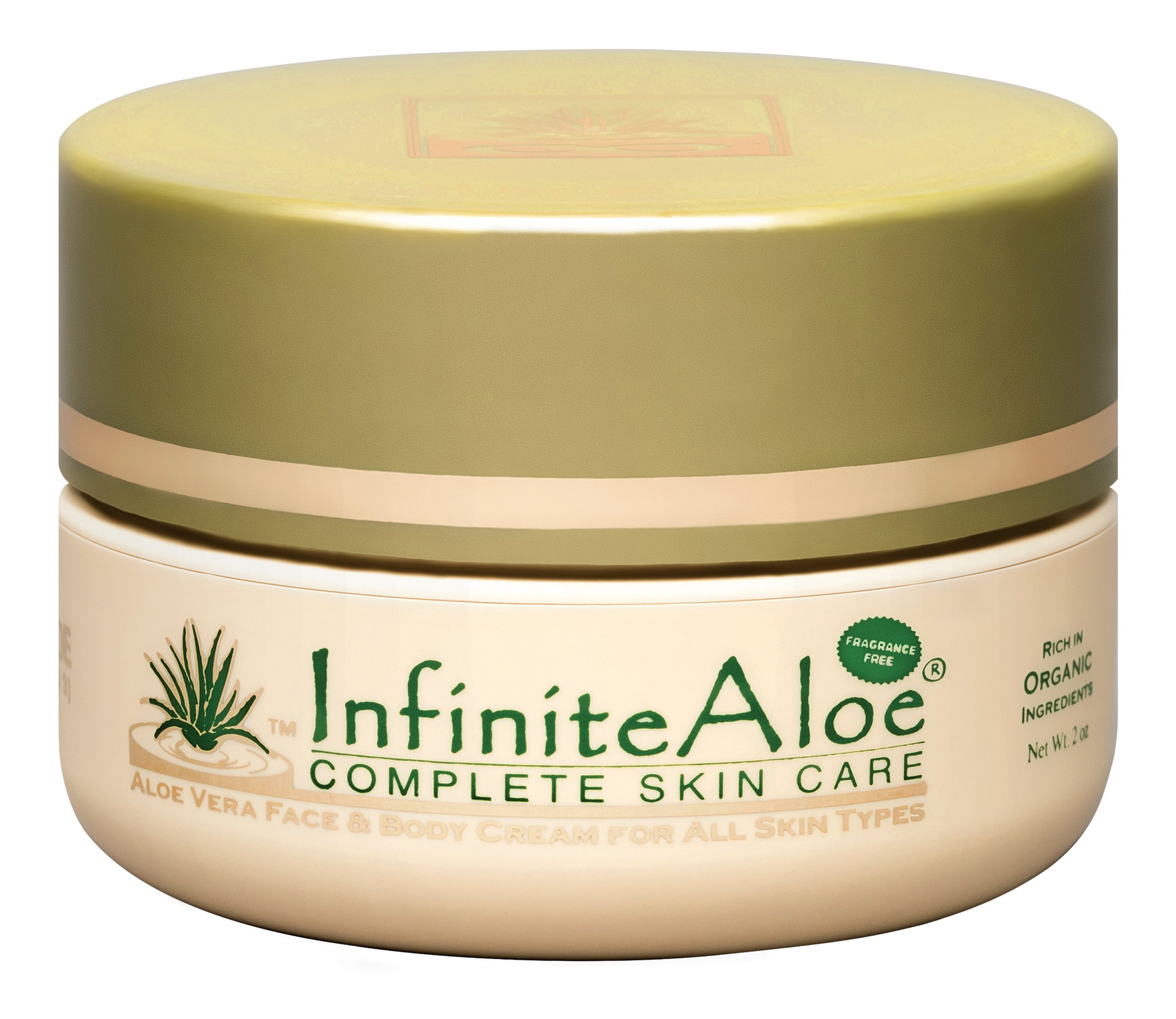 Infinite Aloe Fragrance Free Aloe Vera Face & Body Cream