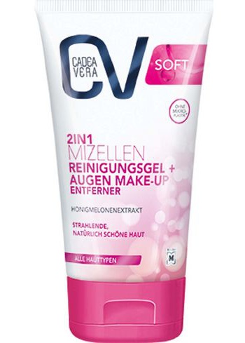 CadeaVera CV Soft 2in1 Mizellen Reinigungsgel + Augen Make-Up Entferner