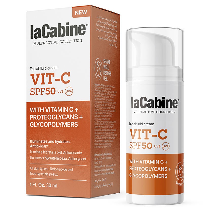 LaCabine Facial Fluid Cream Vit-c SPF50