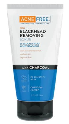 Acne Free Blackhead Removing Scrub With Charcoal