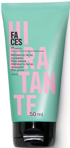 Natura Hidratante Facial Clareador Faces Pele Oleosa