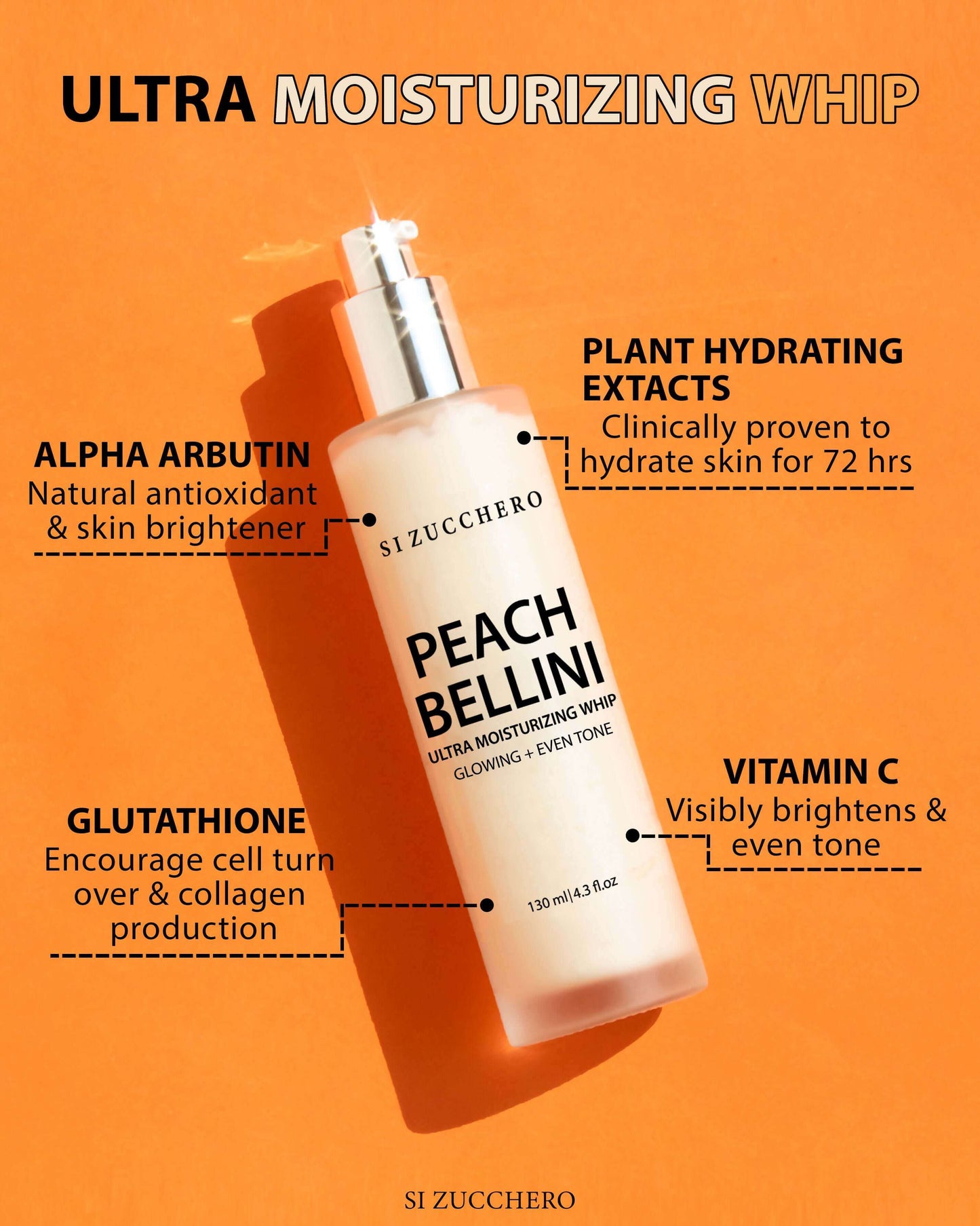 SI ZUCHEERO Peach Bellini Ultra Moisturising Whip