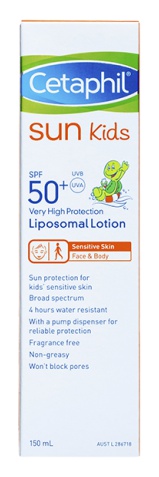 Cetaphil Sun Spf50+ Kids Liposomal Lotion