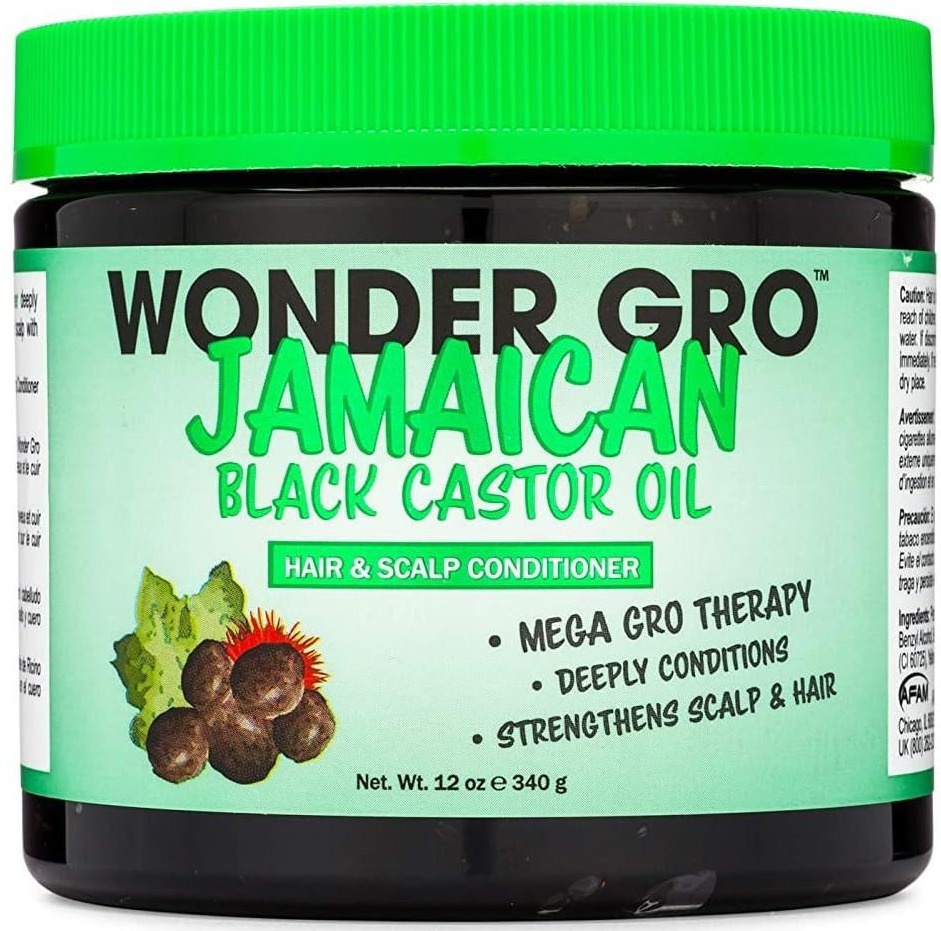Wonder Gro Jamaican Black Castor Oil Hair Grease Styling Conditioner