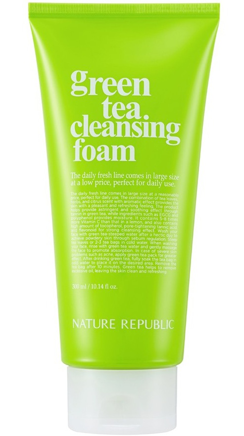 Nature Republic Daily Fresh Green Tea Cleansing Foam