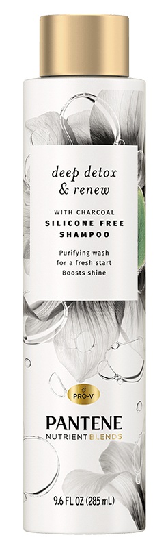 Pantene Nutrient Blends Deep Detox & Renew Clarifying Silicone Free Charcoal Shampoo