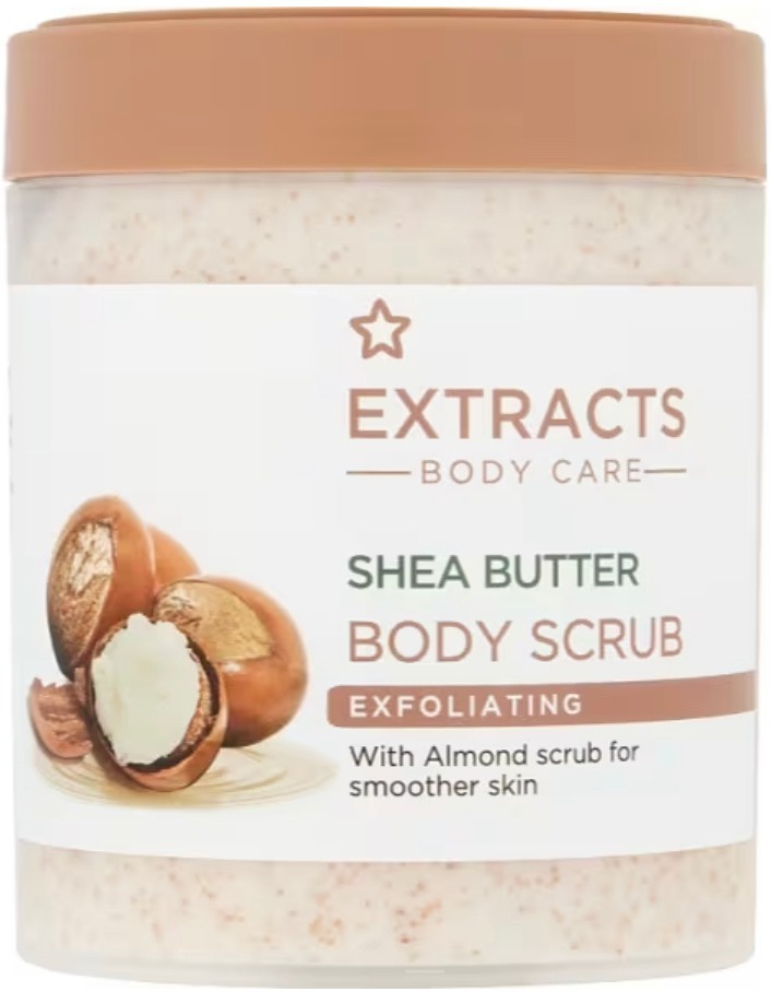 Superdrug Extracts Body Scrub Shea ingredients (Explained)