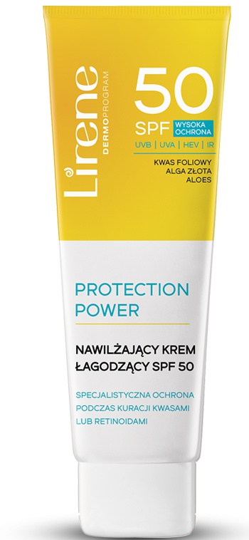 Lirene Protection Power Moisturizing Soothing Cream SPF 50