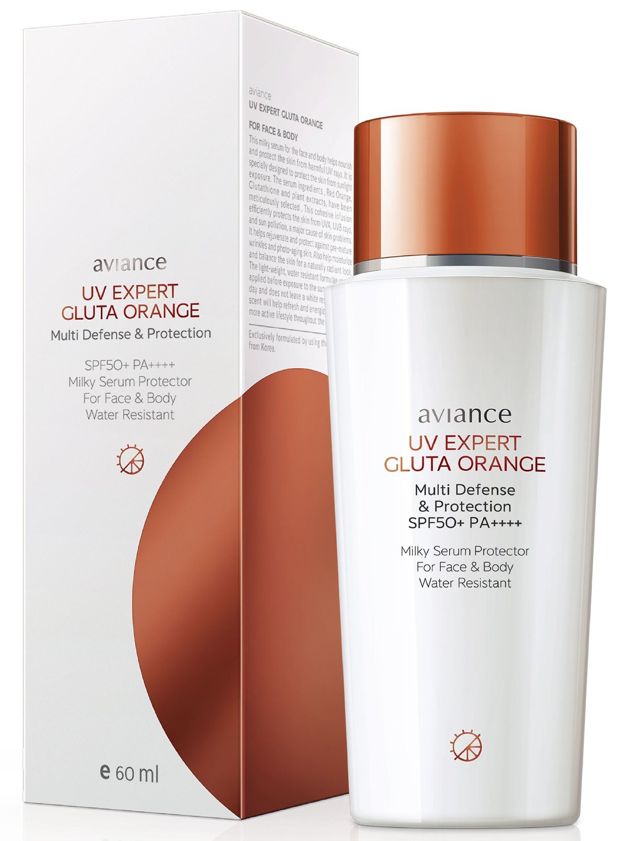 aviance UV Expert Gluta Orange Multi Defense & Protection SPF 50+ Pa++++