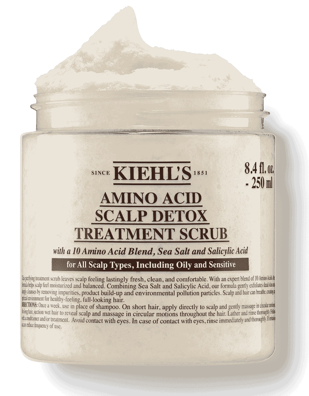 Kiehl’s Amino Acid Scalp Detox Treatment Scrub ingredients (Explained)