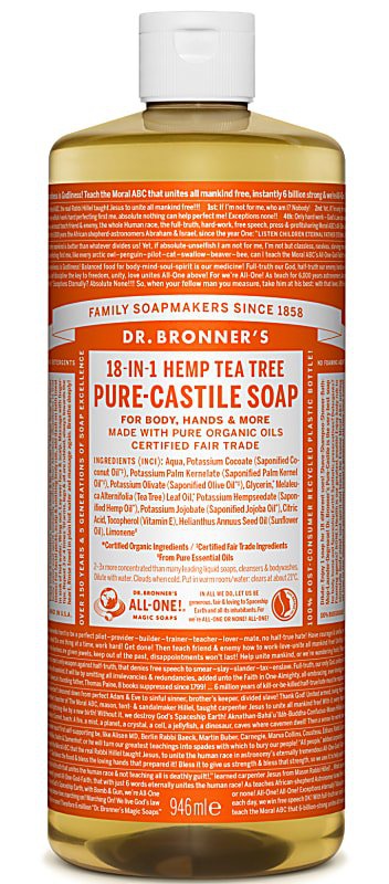 Dr bronner tea tree outlet soap