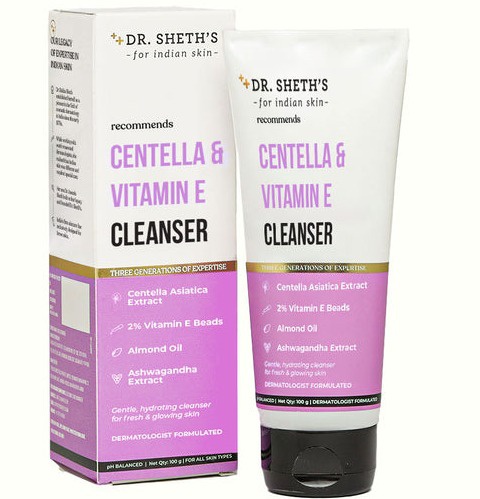 Dr. Sheth's Centella And Vitamin E Cleanser