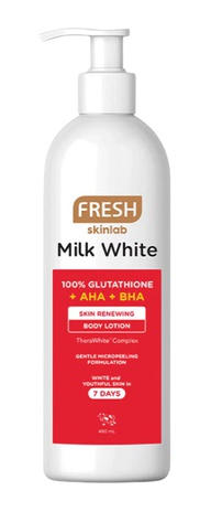 Fresh Skinlab Milk White AHA BHA Skin Renewing Body Lotion
