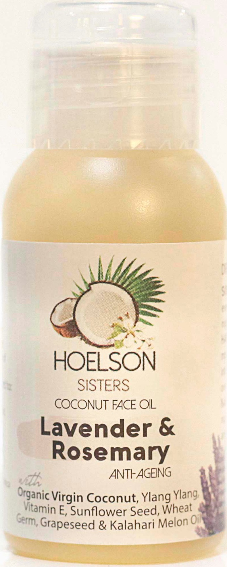 Hoelson Sisters Coconut Face Oil With Lavender & Rosemary
