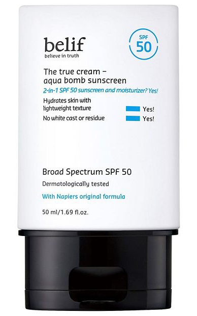 Belif The True Cream Aqua Bomb SPF 45 Korean Moisturizer Face Sunscreen