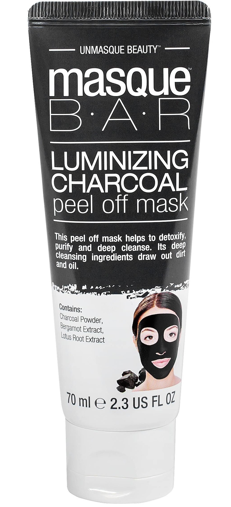 MasqueBAR Luminizing Charcoal Peel Off Mask