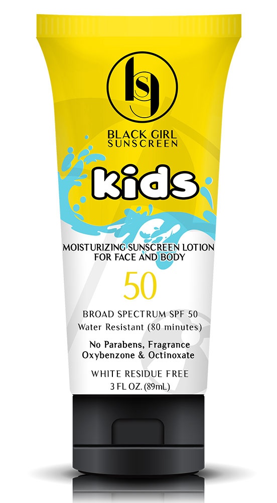 black girl sunscreen