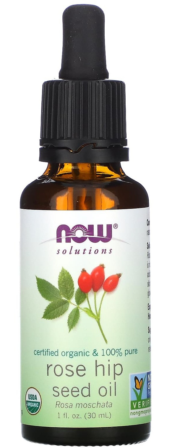 NOW Solutions 100% Pure % Organic Rose Hip Seed Oil