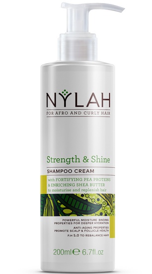 Nylahs Naturals Strength And Shine Thickening Shampoo Cream