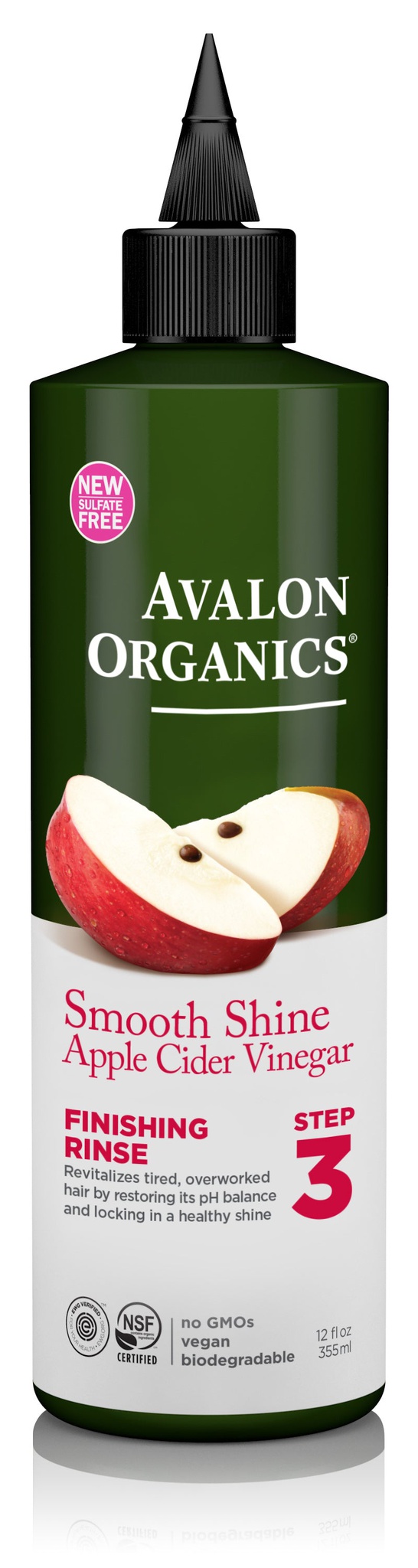 Avalon Organics Smooth Shine Apple Cider Vinegar Finishing Rinse