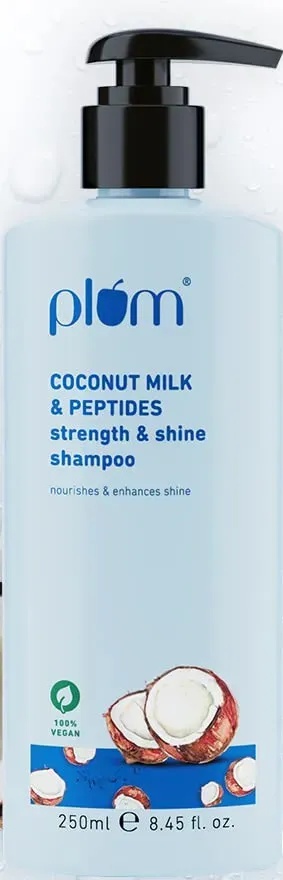 PLUM Coconut Milk & Peptides Strength & Shine Shampoo