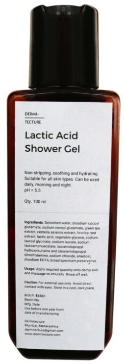 Dermitecture Lactic Acid Shower Gel