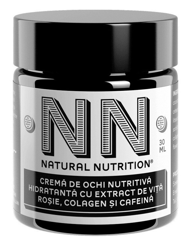 Natural Nutrition Cosmetics Crema De Ochi Nutritiva Hidratanta Cu Extract De Vita Rosie, Colagen Si Cafeina