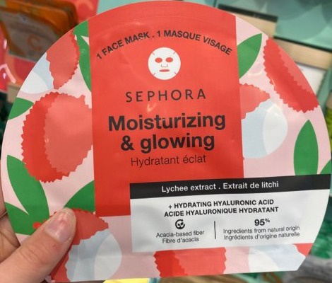 Sephora Moisturizing & Glowing Lychee Extract Face Mask