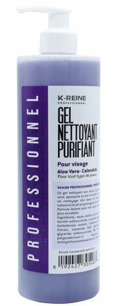 K-REINE Gel Nettoyant Purifiant Pour Visage Aloe Vera- Calendula