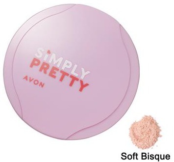 Avon Simply Pretty Shine No More Pressed Powder - Soft Bisque
