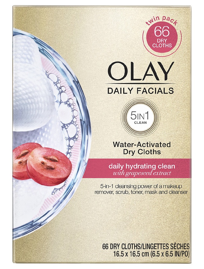 Olay Daily Facials Daily Hydrating Clean Grapeseed Extract