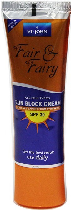 VI-JOHN Fair & Fairy Sunblock Cream SPF30