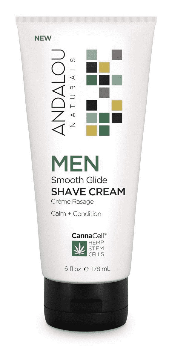 Andalou Naturals Men Smooth Glide Shave Cream