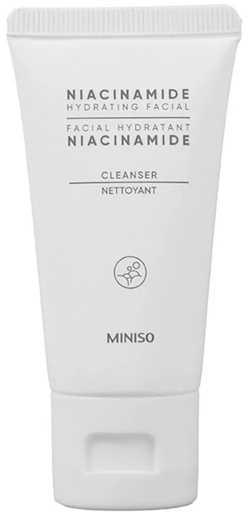 MINISO Niacinamide Hydrating Travel Set: Niacinamide Hydrating Facial Cleanser