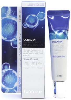 Farmstay Collagen Water Full Moist Rolling Eye Serum