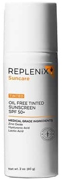REPLENIX Tinted Oil Free Face Sunscreen SPF 50+