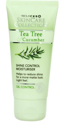 Clicks skincare collection Tea Tree & Cucumber Shine Control Moisturiser