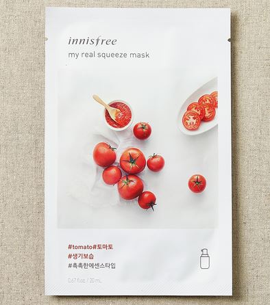 innisfree My Real Squeeze Mask- Tomato