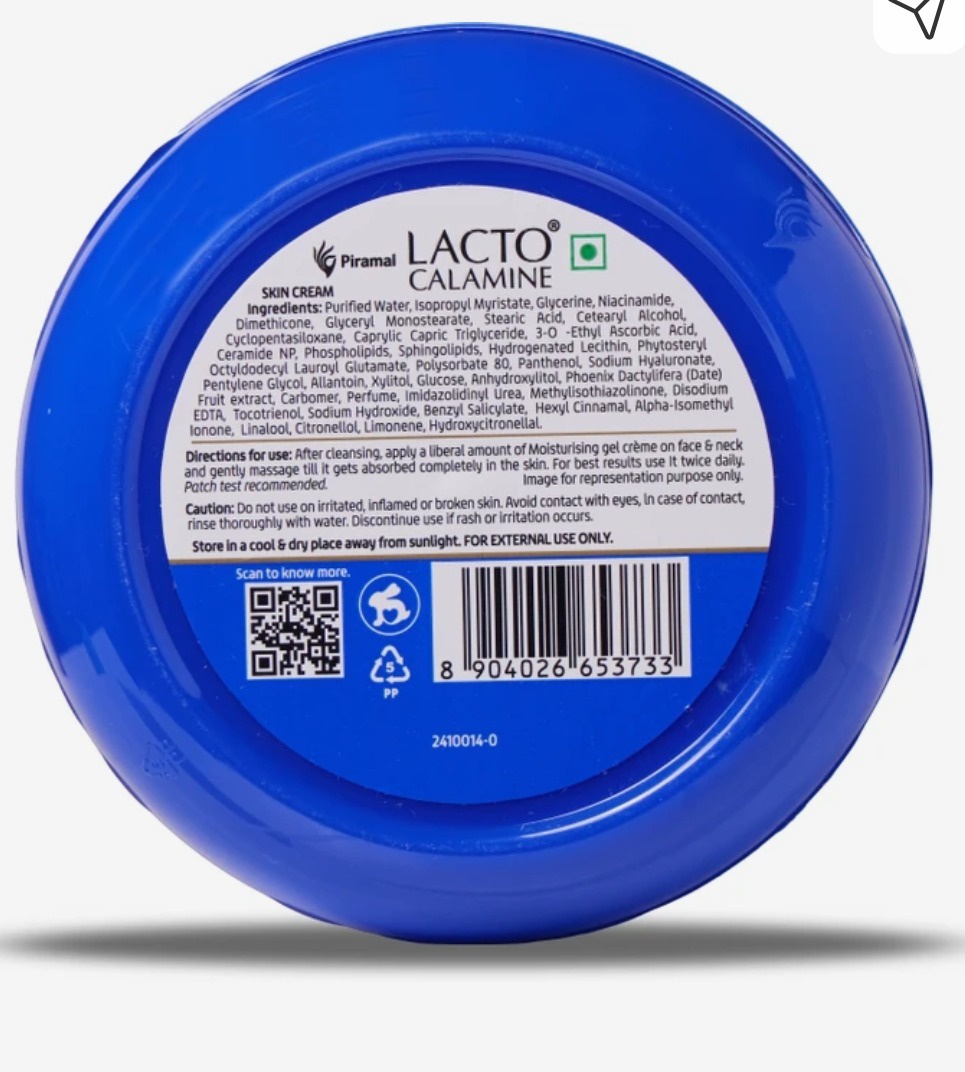 Lacto Calamine Ceramide Cream