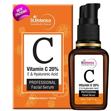 St. Botanica Vitamin C20% E & Hyaluronic Acid Professional Facial Serum