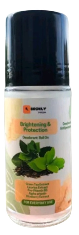 Broklyfresh Deodorant Roll On Brightening & Protection