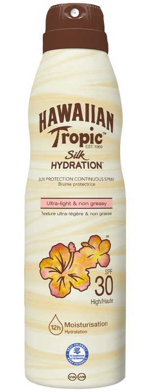 Hawaiian Tropic Silk Hydration Sun Protection Continuous Spray SPF 30