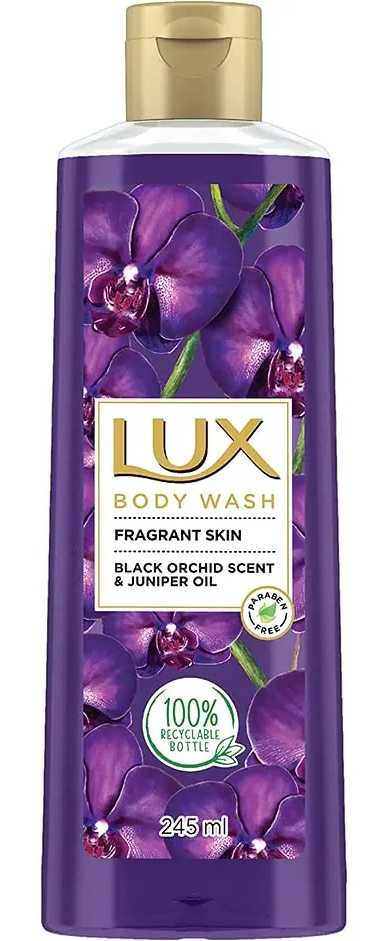 Lux Fragrant Skin Black Orchid Scent and Juniper Oil Shower Gel
