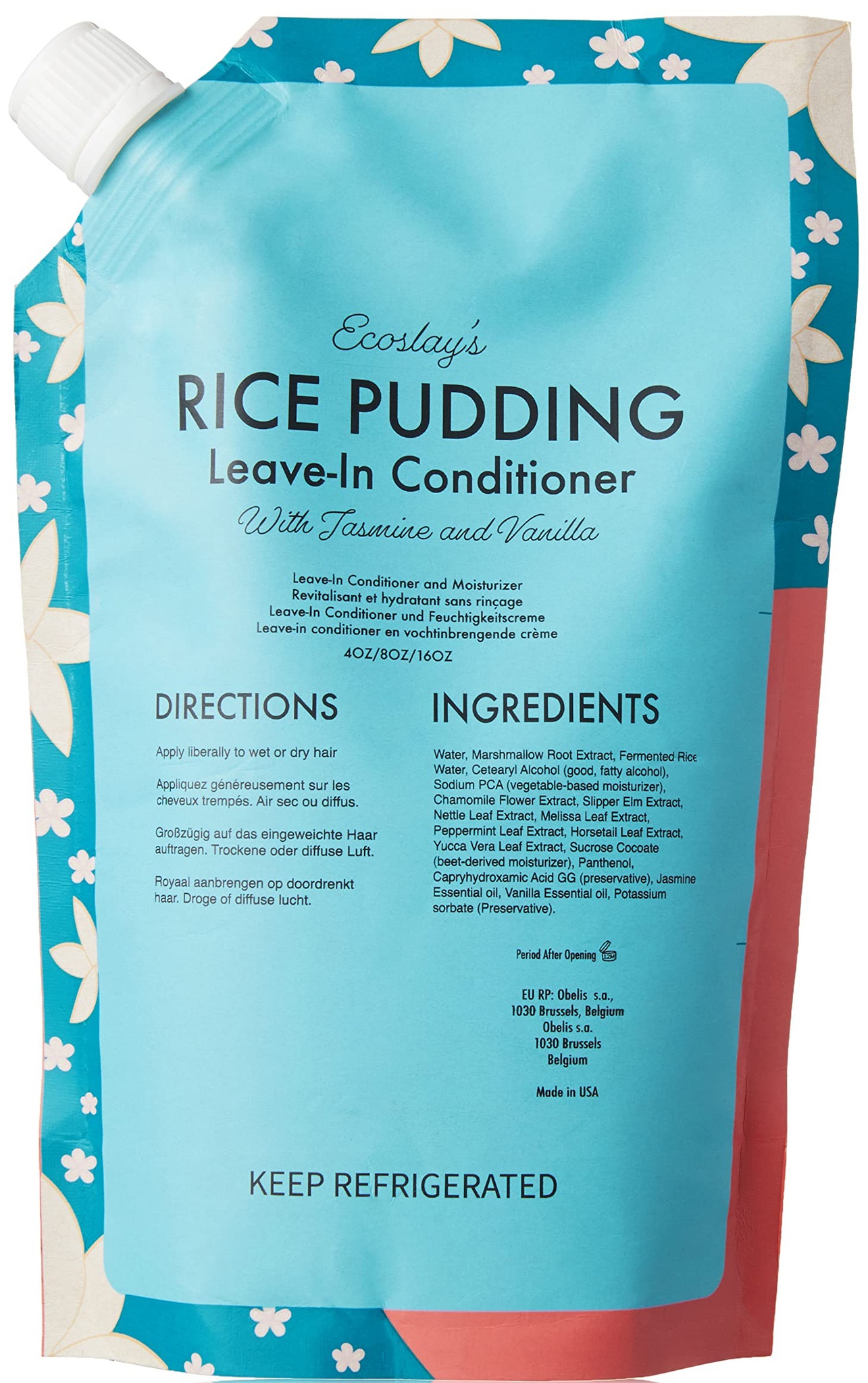 Ecoslay Rice Pudding Leave-in Conditioner And Moisturizer