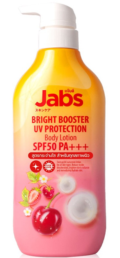 Jabs Bright Booster UV Protection Body Lotion SPF50 Pa+++