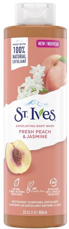 St Ives Exfoliating Body Wash Fresh Peach And Jasmine